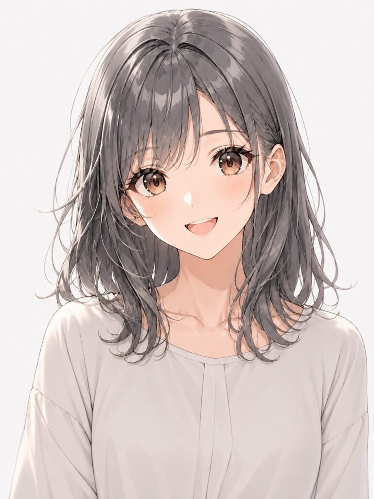 ash gray hair