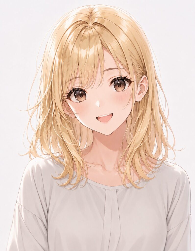 blonde hair