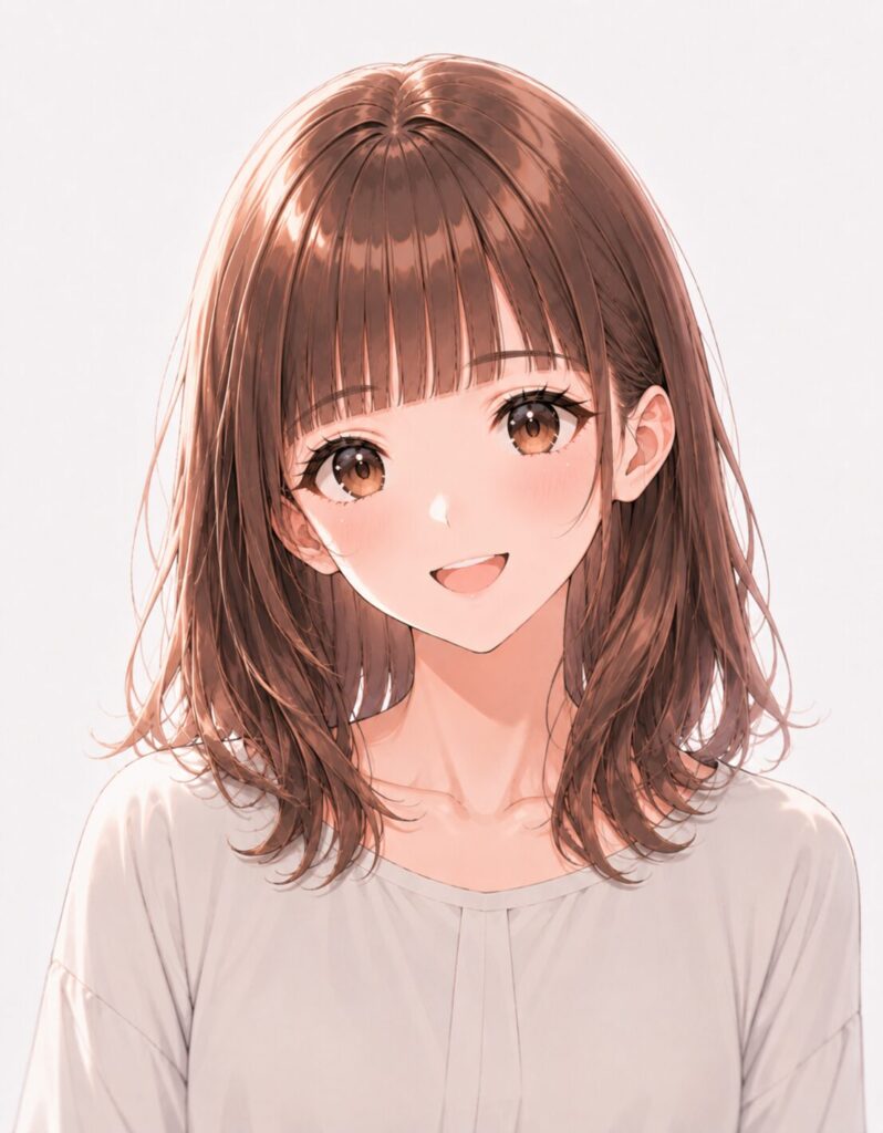 blunt bangs