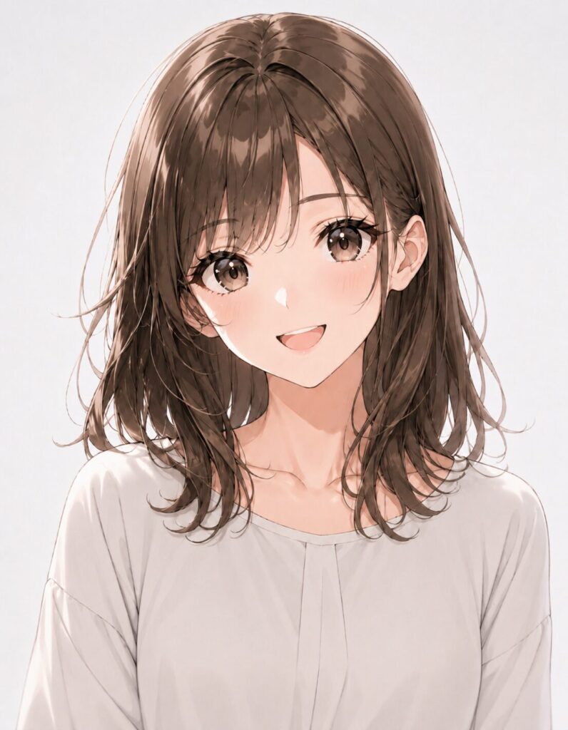 brown hair