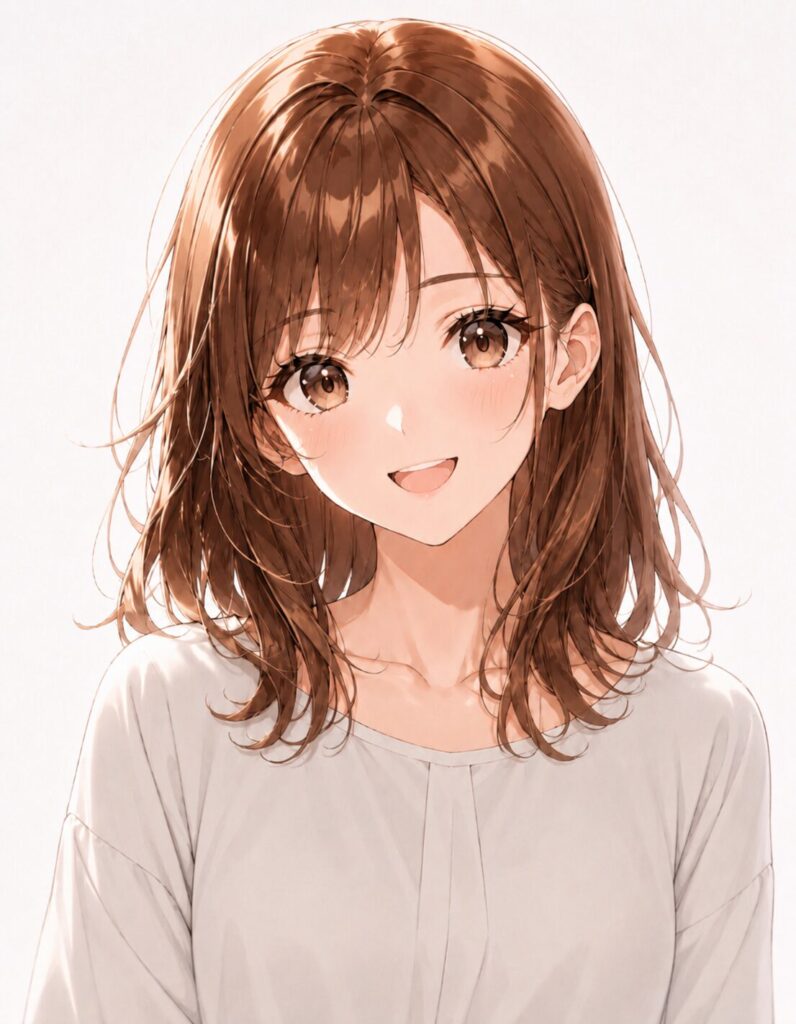 chestnut hair