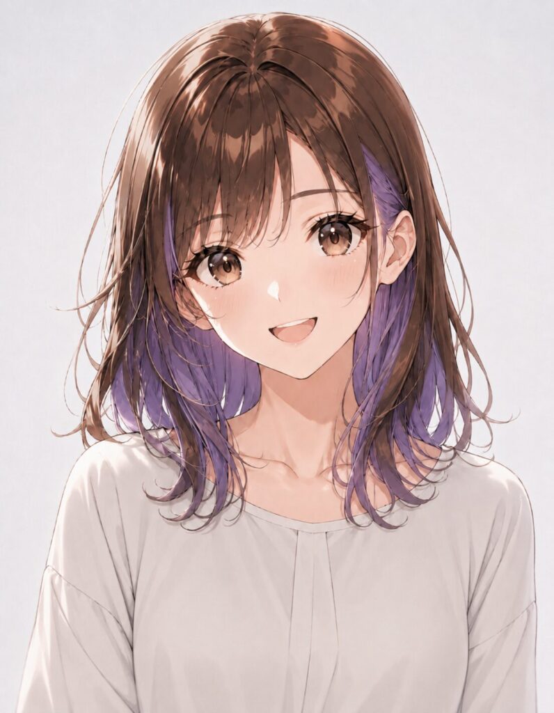 colored inner hair