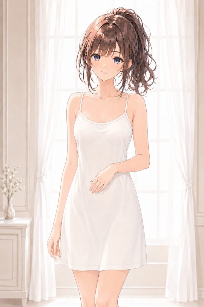 cotton slip-simple slip
