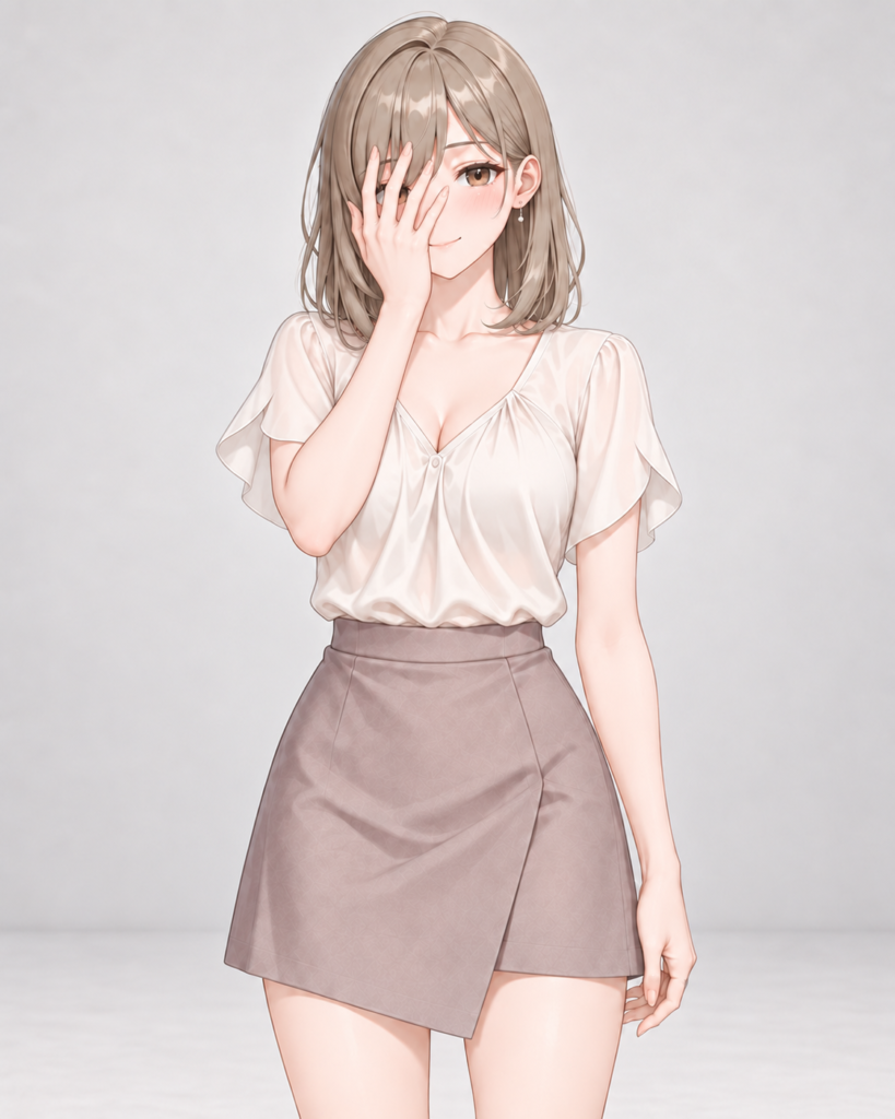 covering face