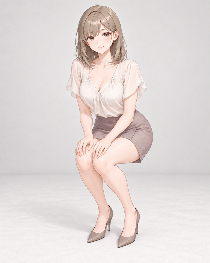 crouching