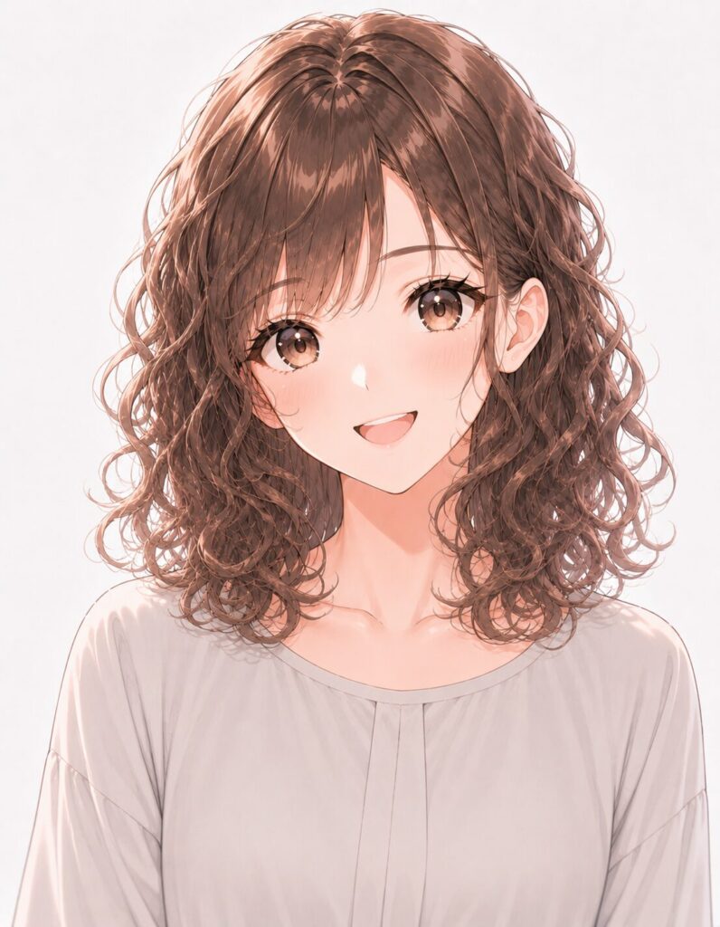 curly hair