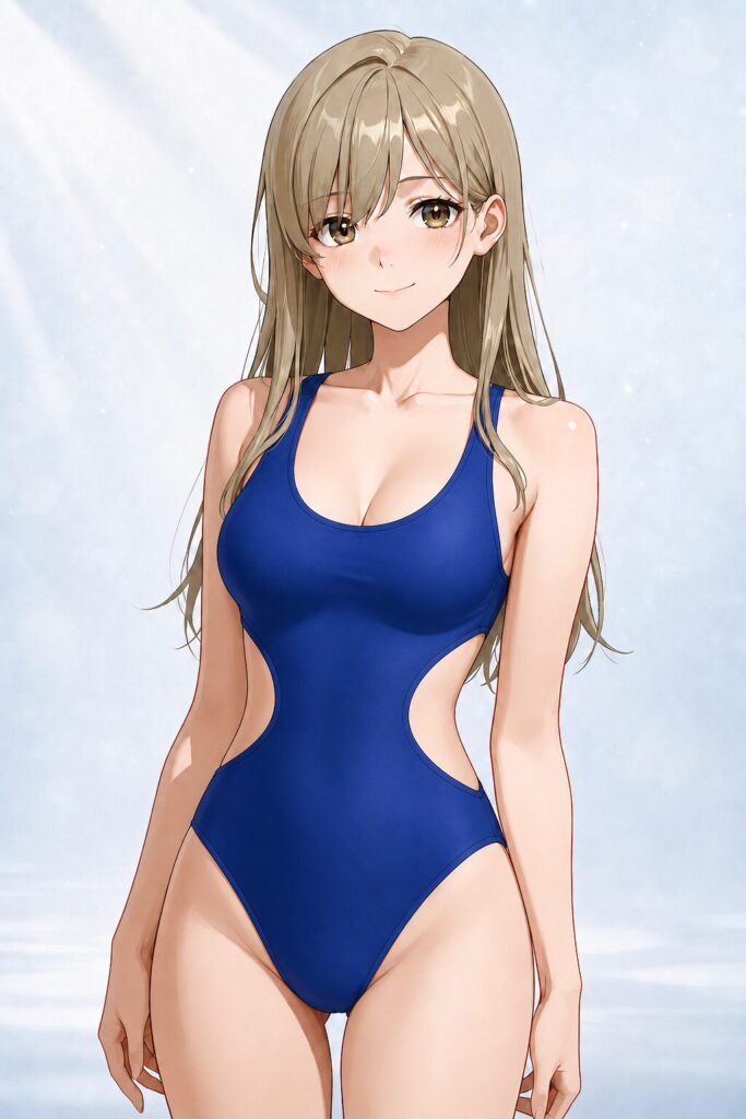 cut-out swimsuit