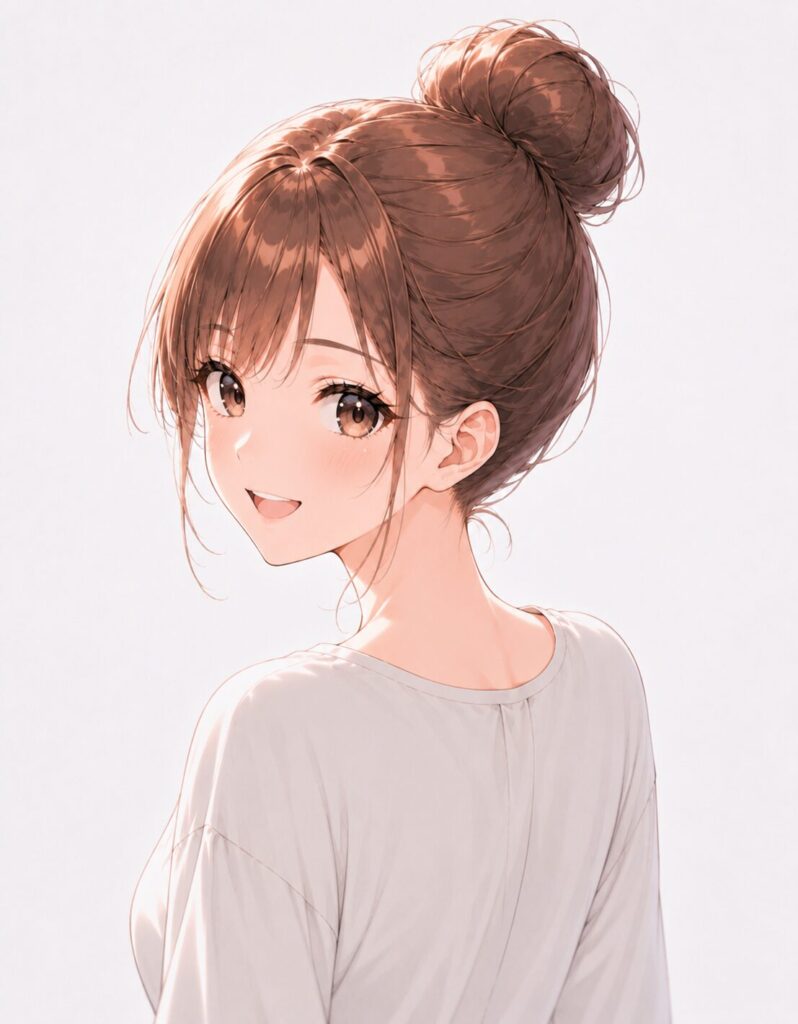 high bun