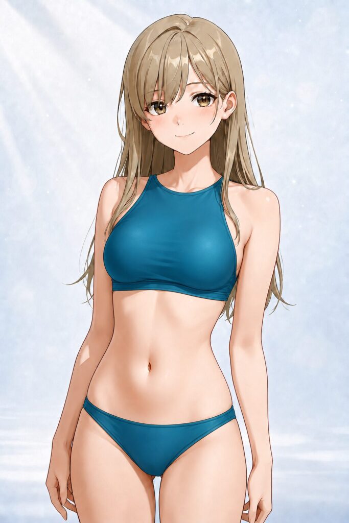 high-neck bikini