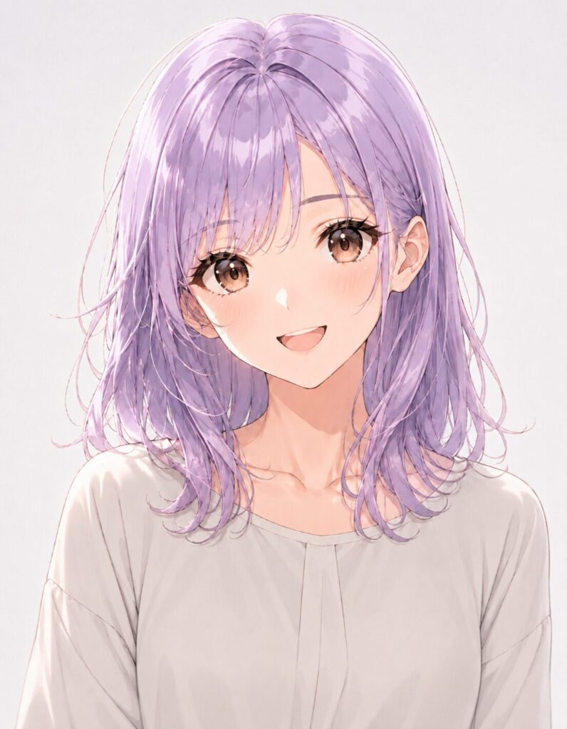 lavender hair
