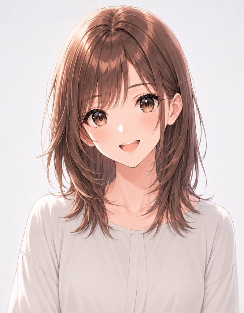 layered hair