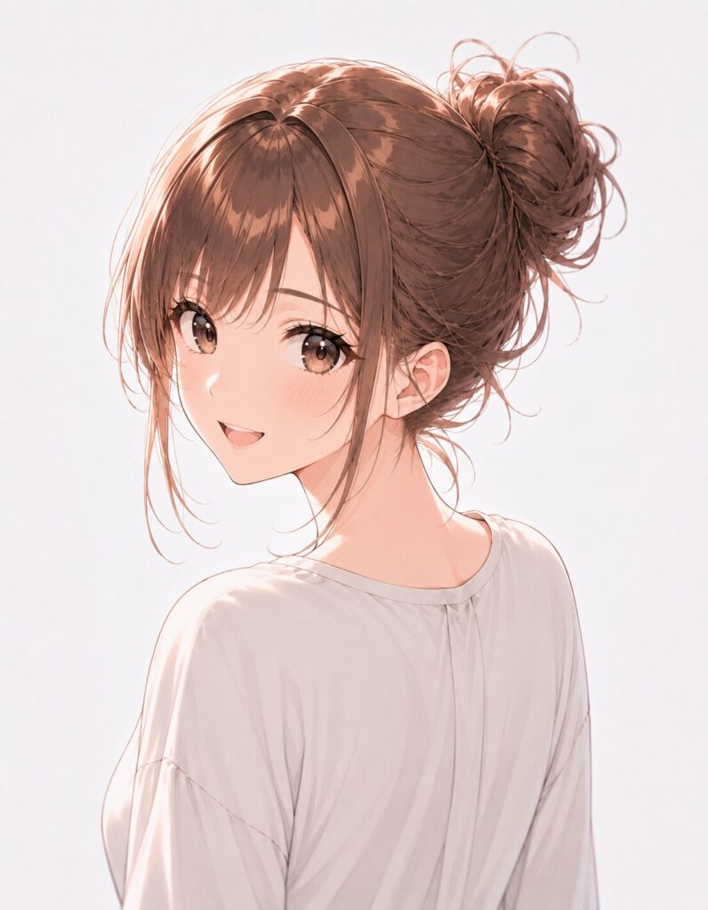 messy bun