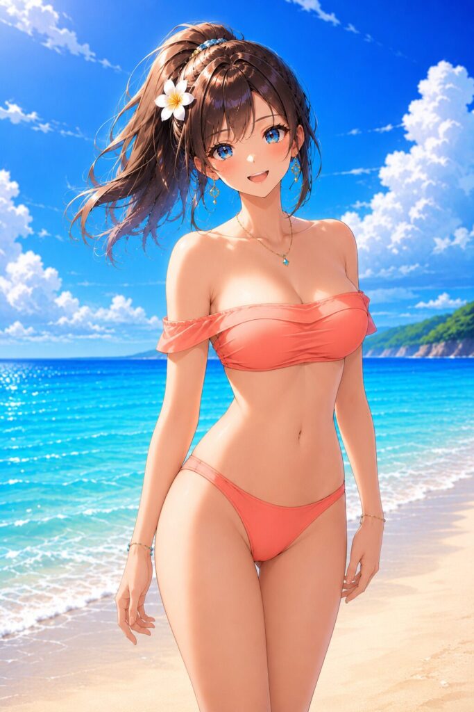 off-shoulder bikini
