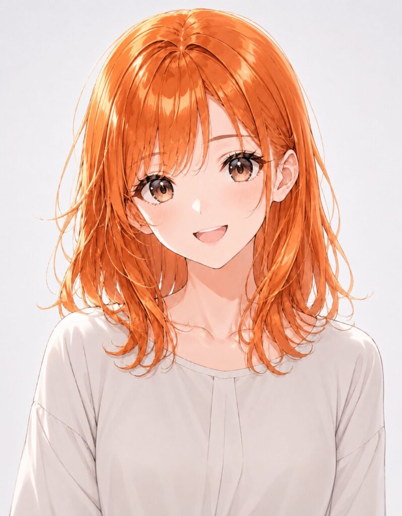 orange hair