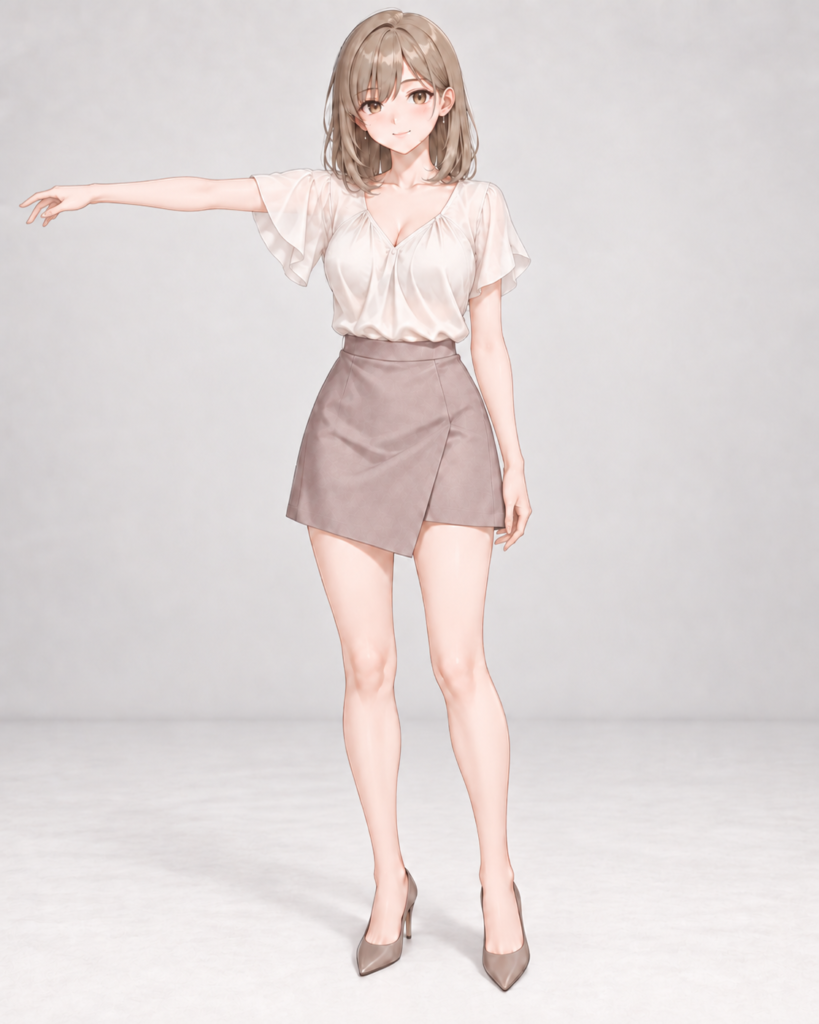 outstretched arm