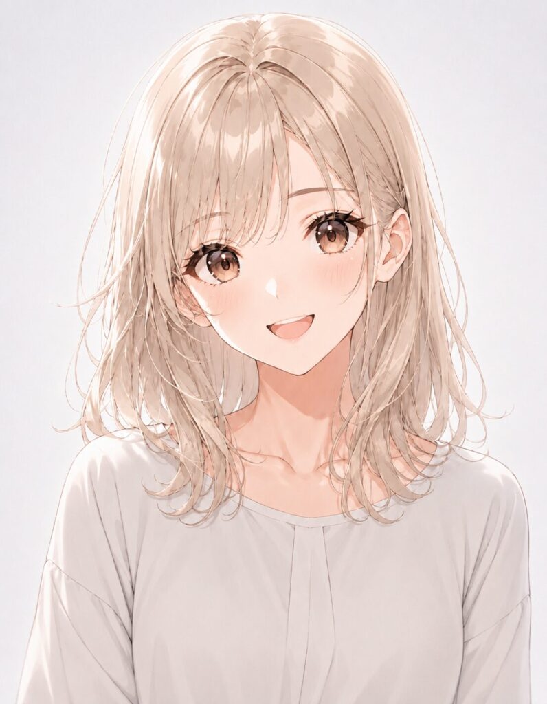 pale hair