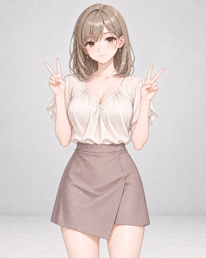 peace sign both hands