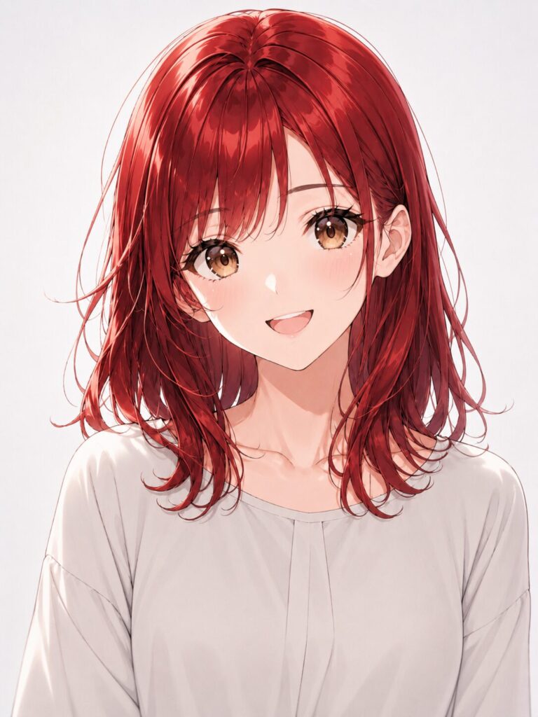 red hair