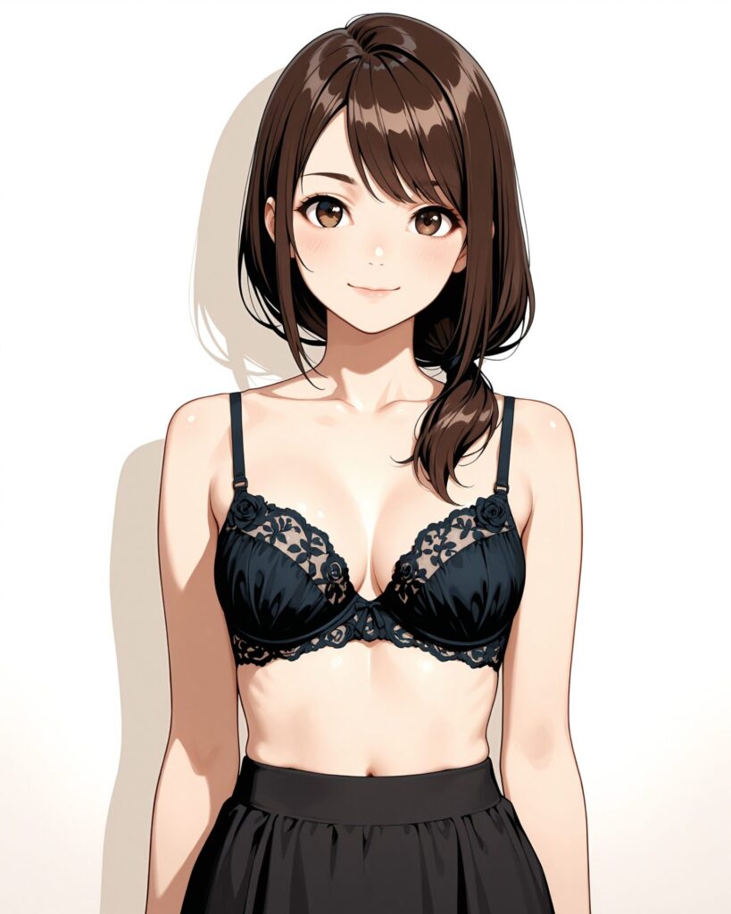 satin bra