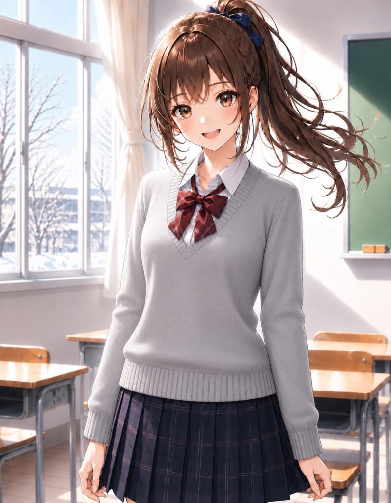 school sweater