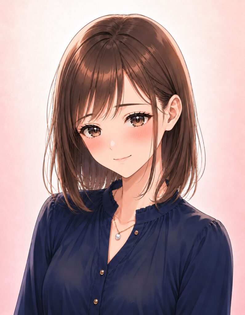 shy smile
