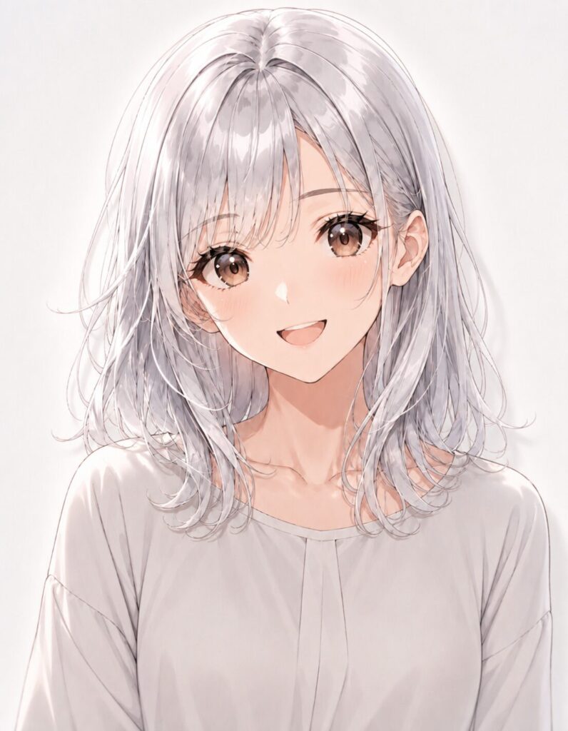 silver hair