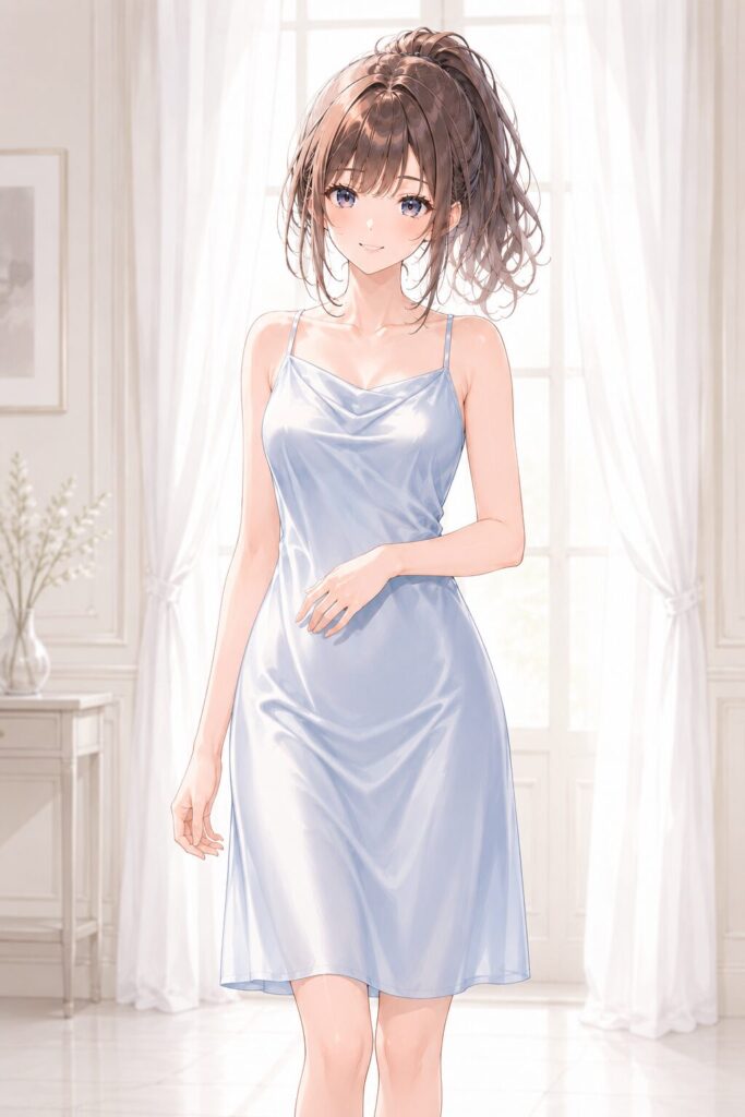 slip dress-satin slip dress