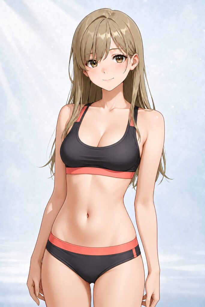 sporty swimsuit