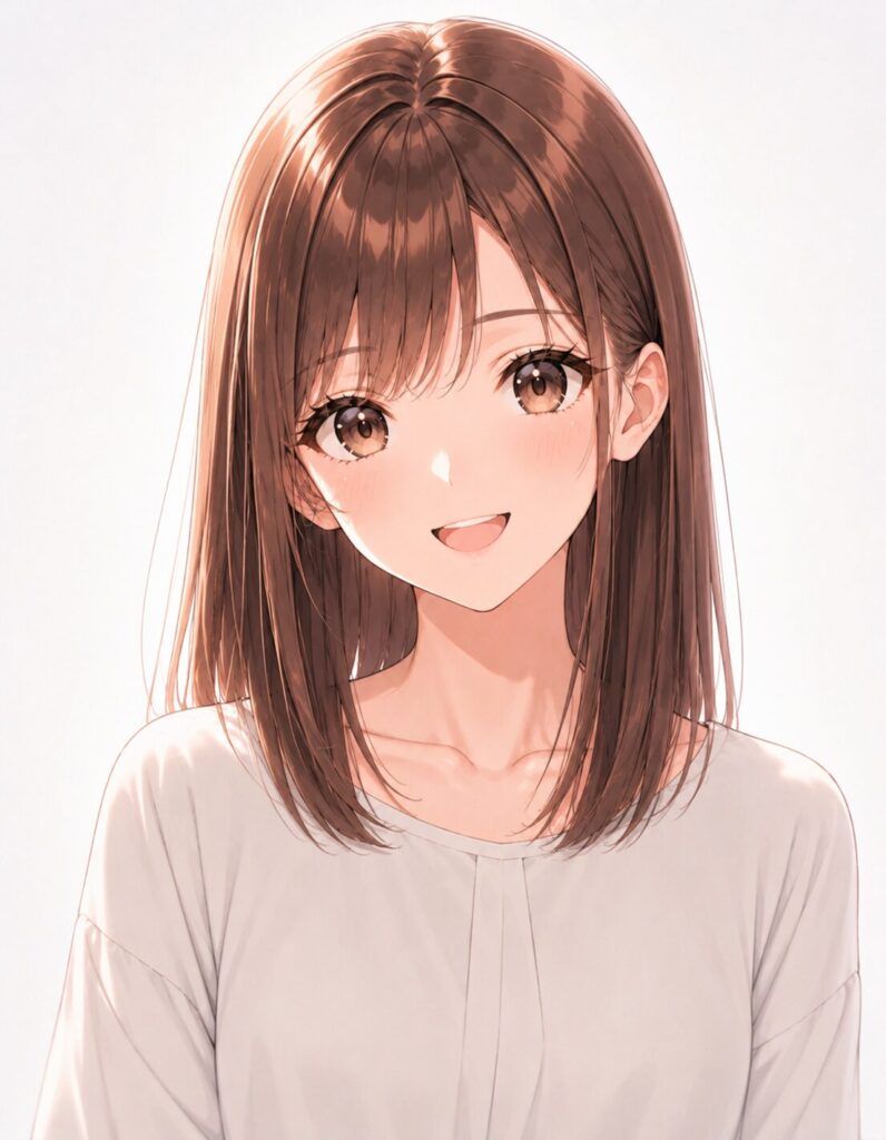 straight hair