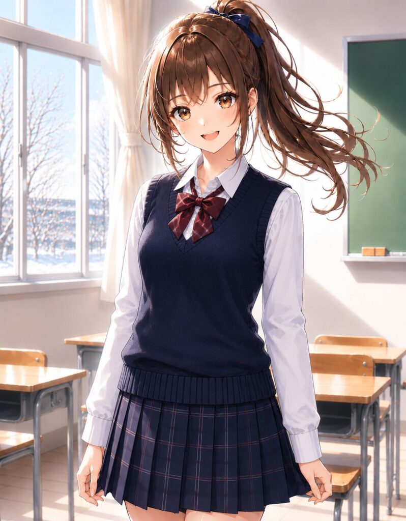 sweater vest uniform