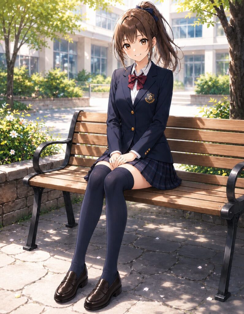 thigh-high socks