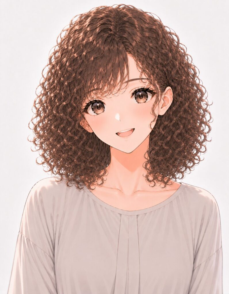 tight curls