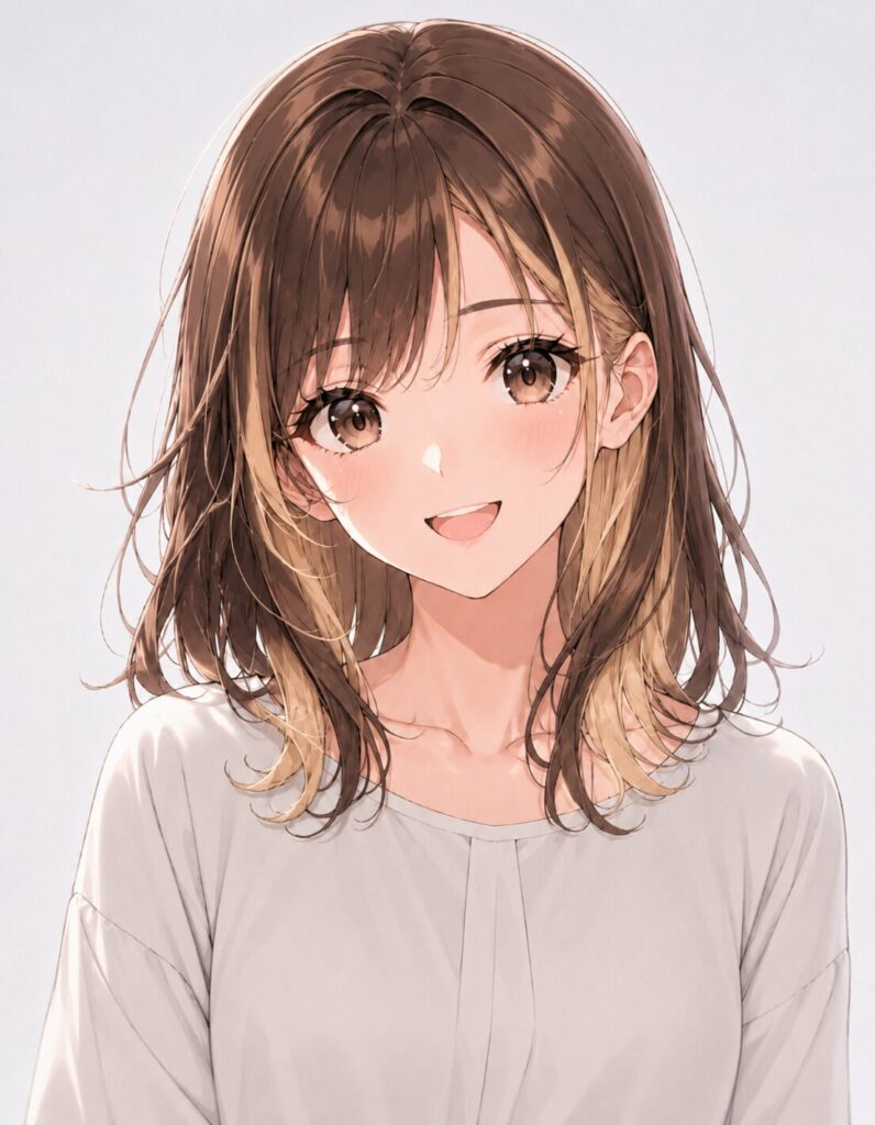 two-tone hair