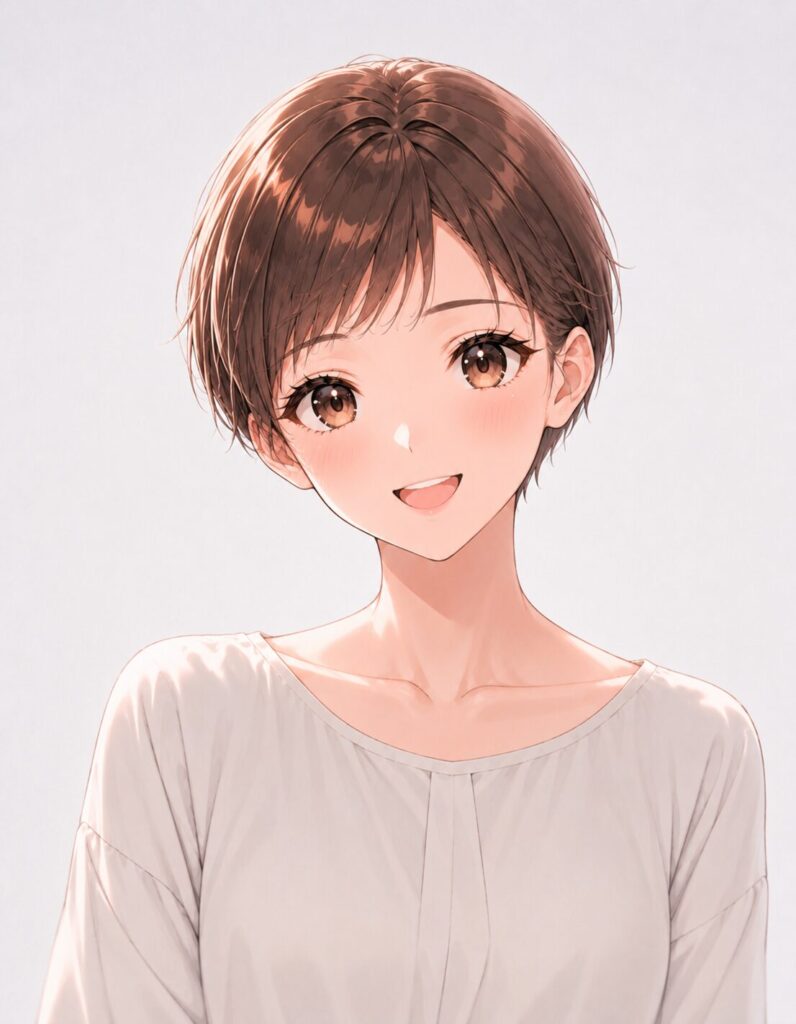 very short hair