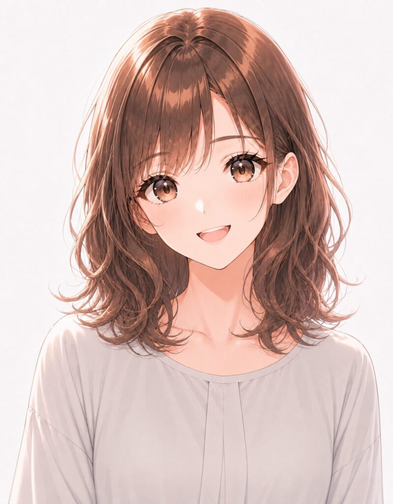 wavy hair