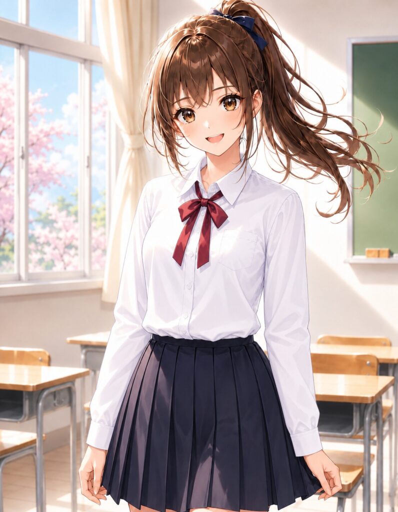 white school shirt