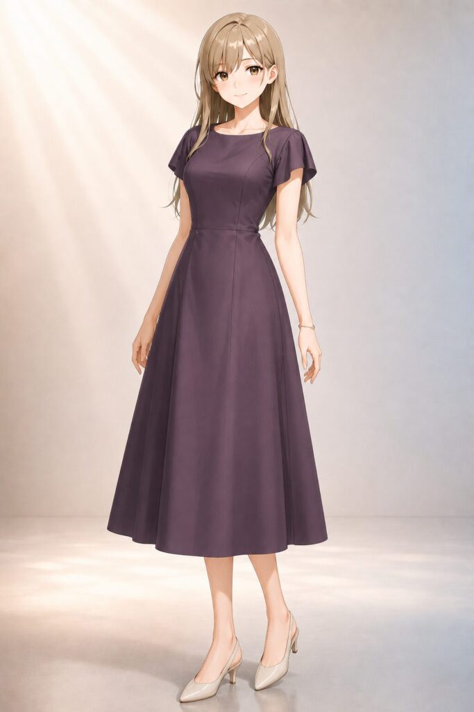 A-line dress