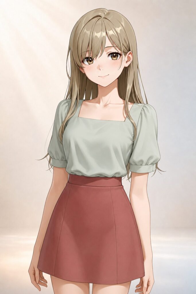 A-line skirt