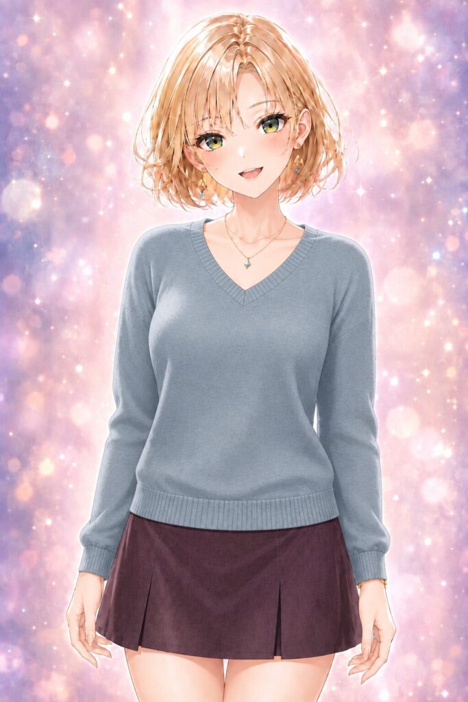 V-neck sweater