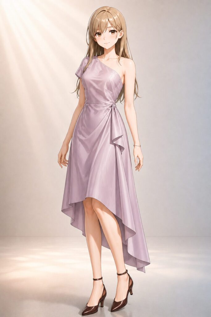 asymmetrical dress