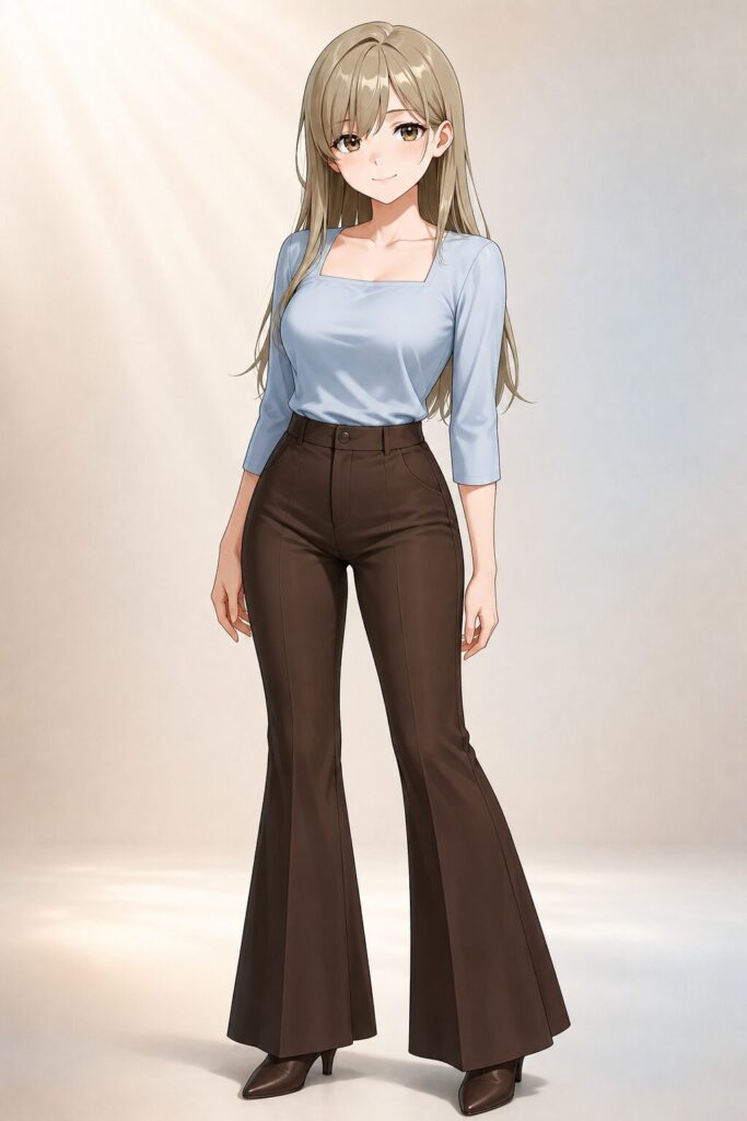 bell-bottom pants