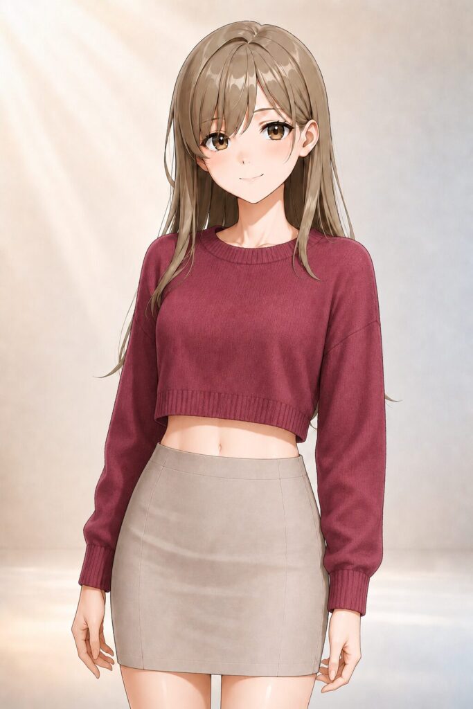 cropped sweater