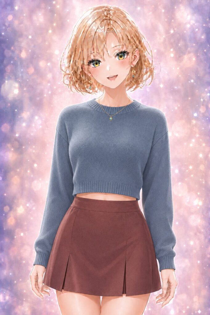 cropped sweater