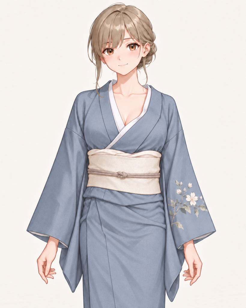 disheveled kimono