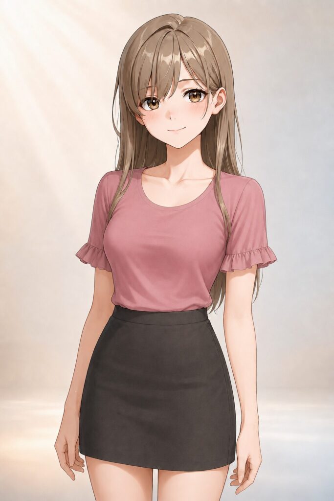 frilled sleeves
