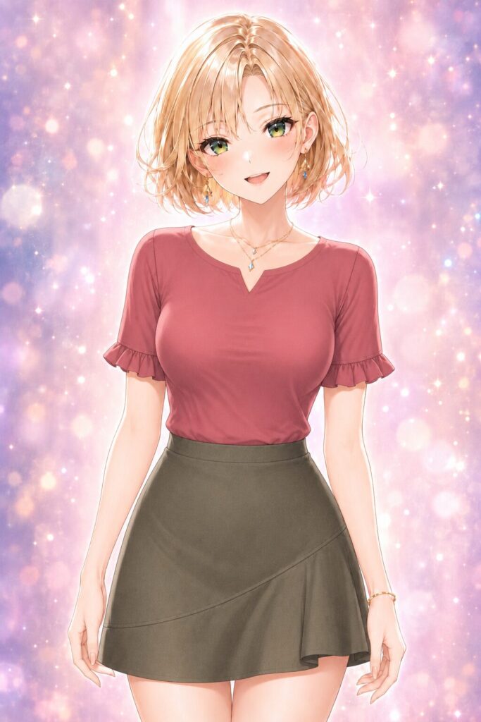 frilled sleeves