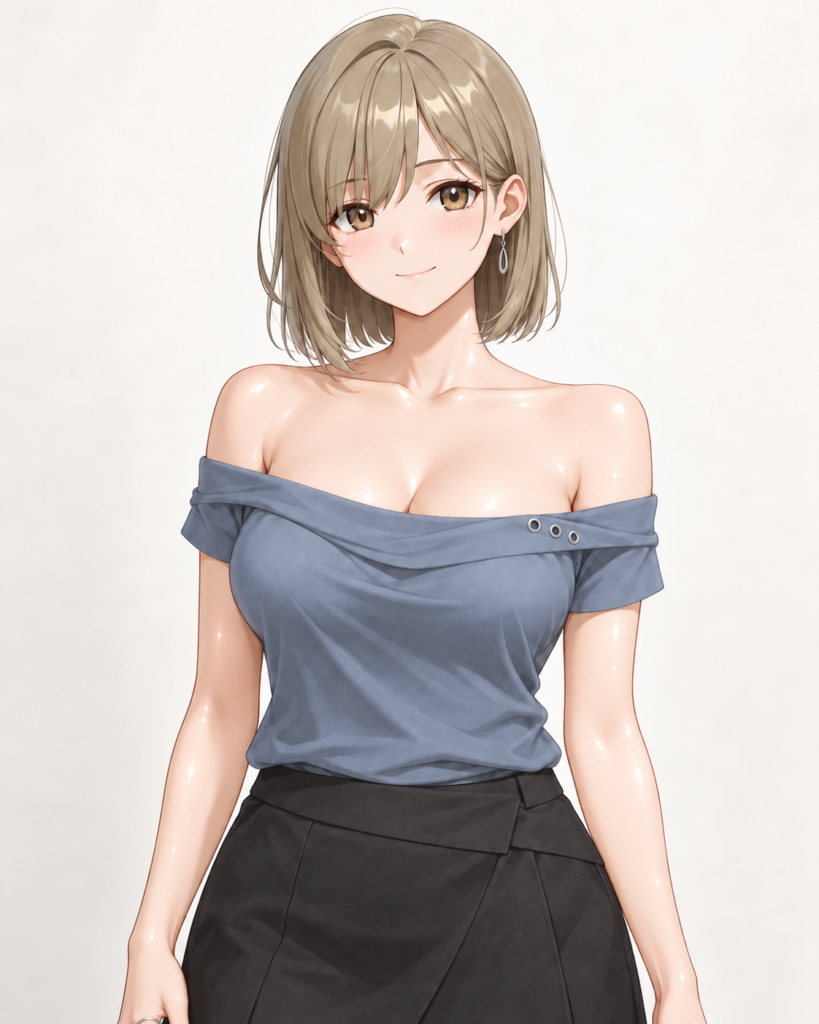 glistening skin