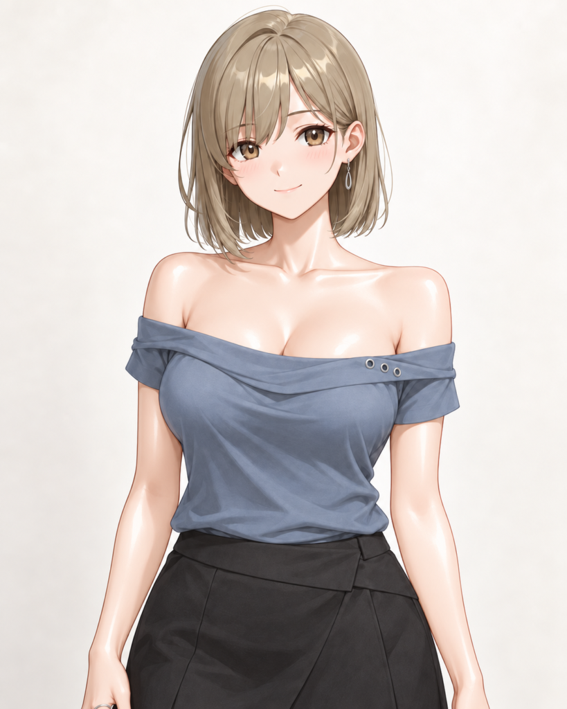 glossy skin