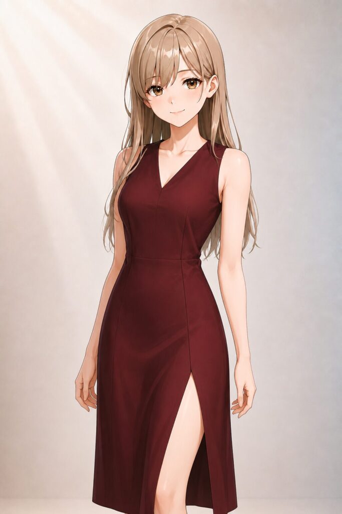 high slit dress