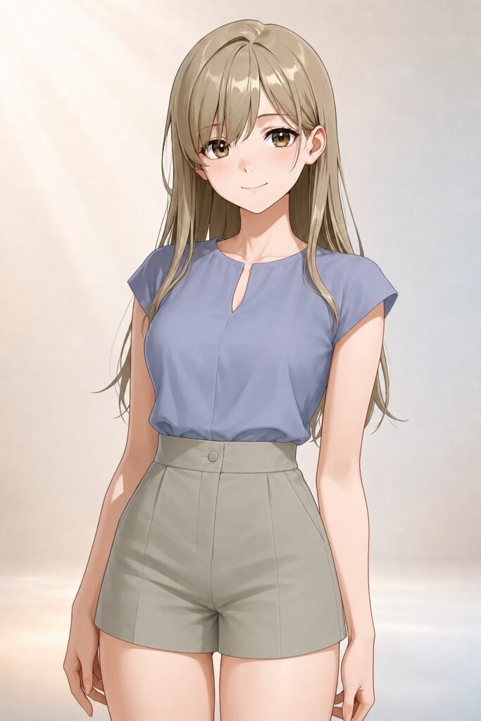 high-waisted shorts